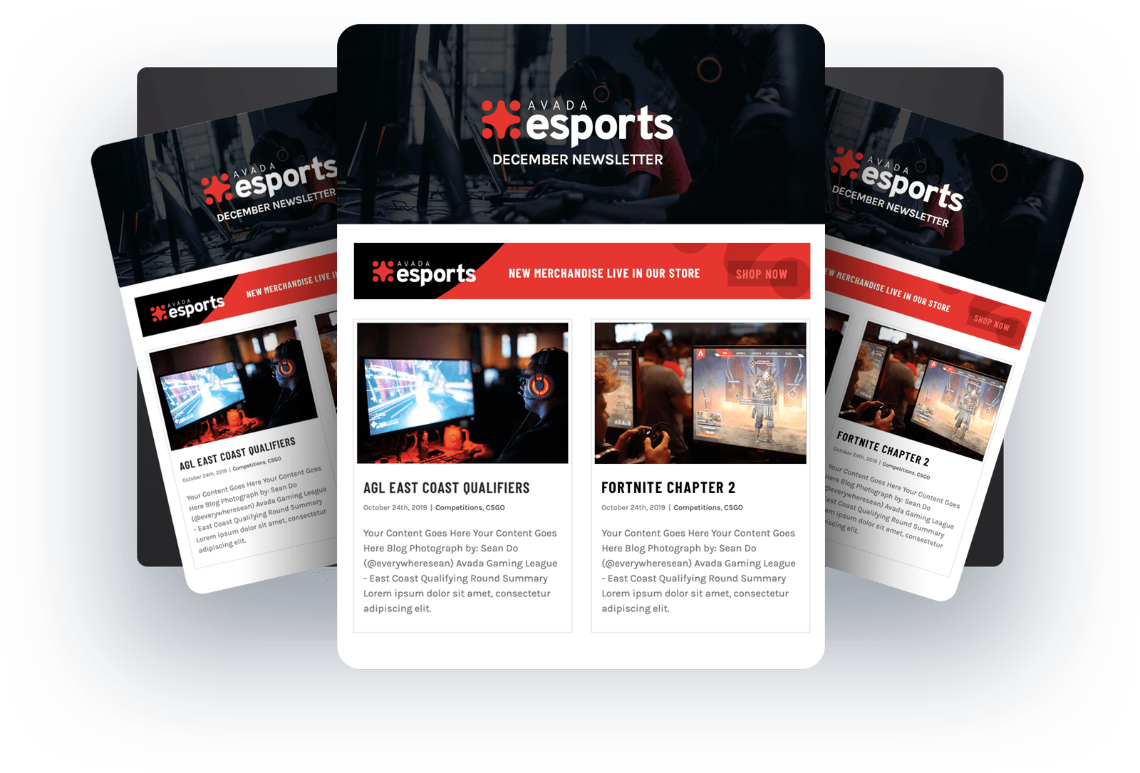 Newsletter newsletter-montage